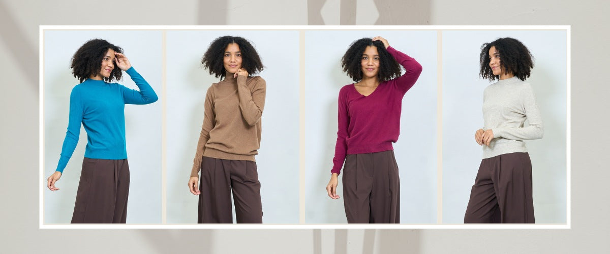 Sunny wholesale Italian fashion versatile basics timeless knitwear affordable everyday wear