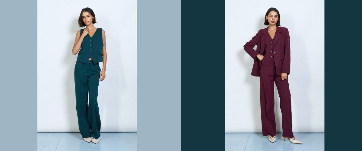 Linda & Co wholesale Italian fashion casual hoodies lounge sets trendy prints tailored suits comfortable versatile affordable