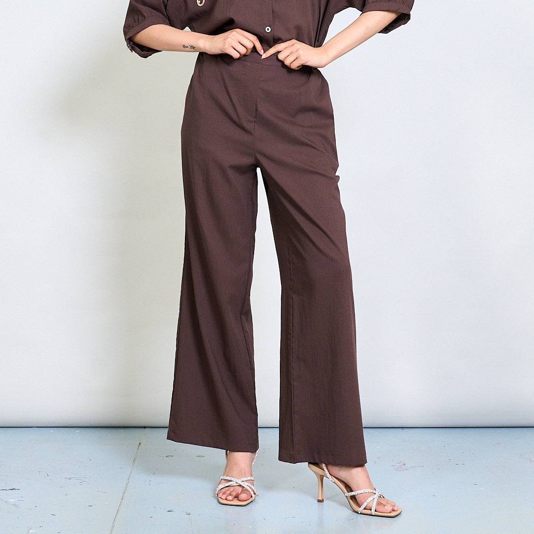 Layered Waistband Trousers
