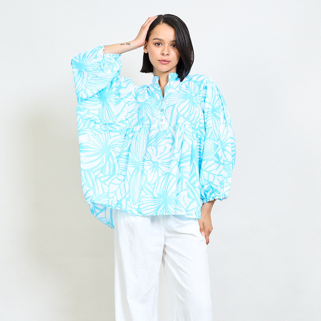 Leaf Detailed Blouse main image 1