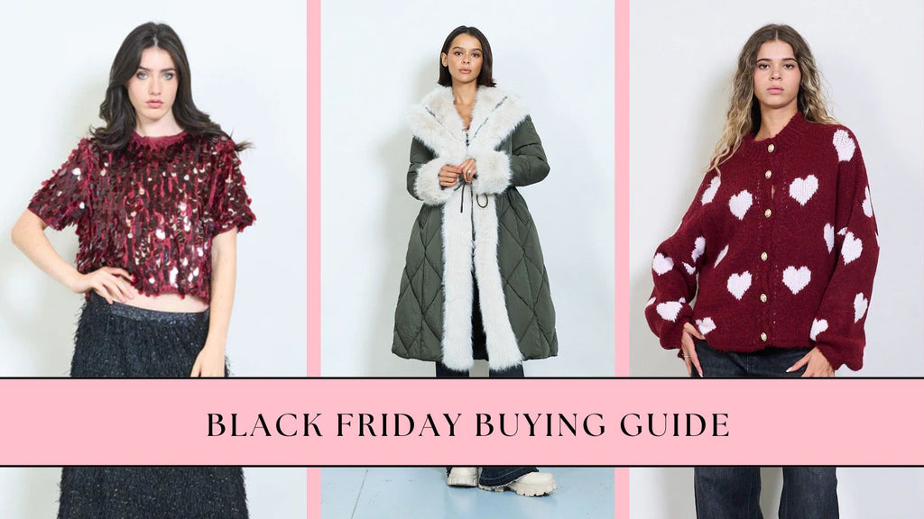 Black Friday buying guide featuring Leivip’s fashion wholesale styles for boutiques.