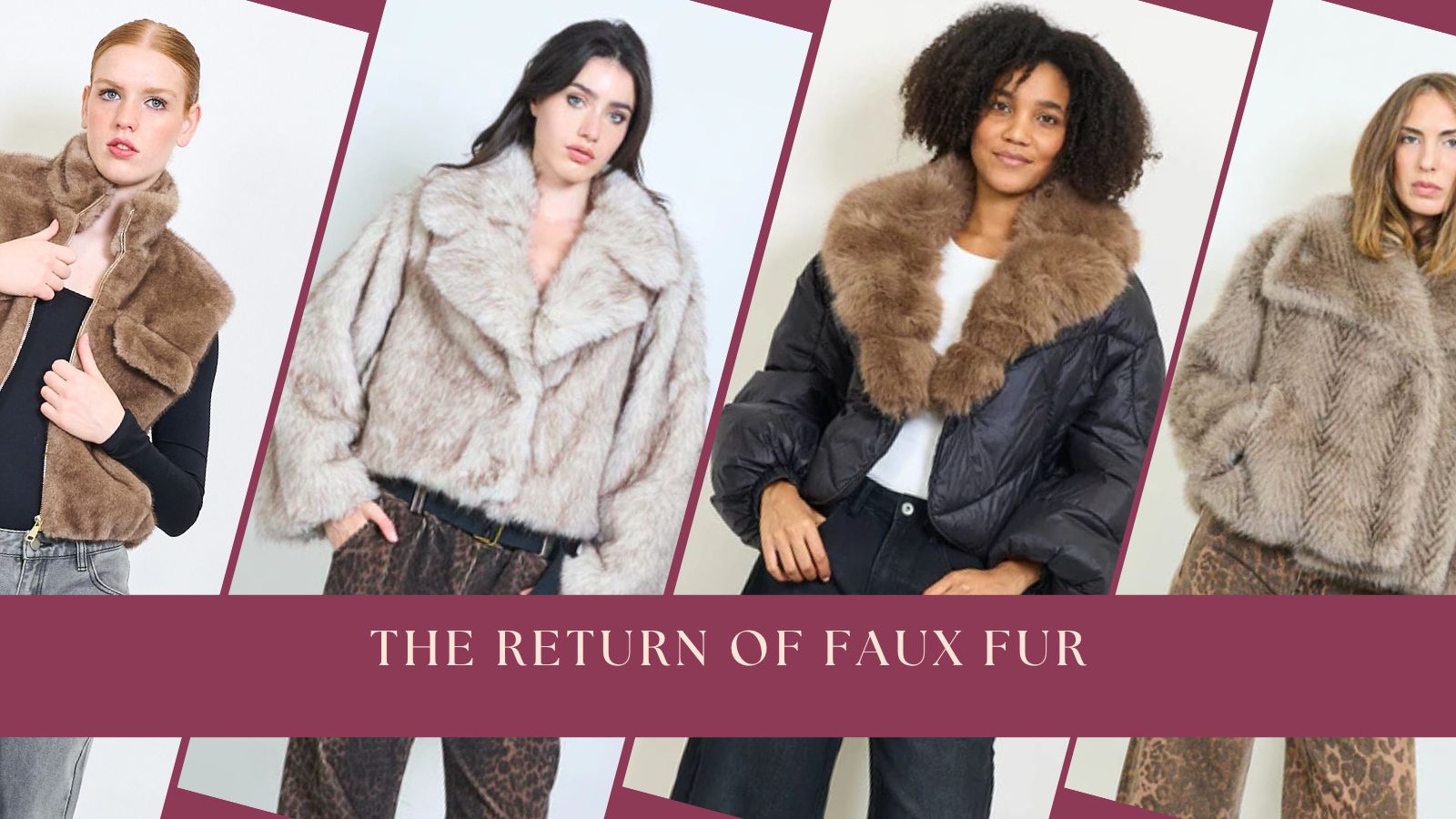 Faux fur coats trend — Leivip Fall/Winter 2025 fashion wholesale.