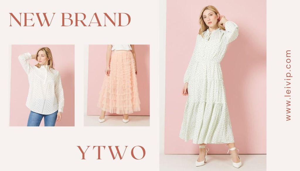 new romantic brand ytwo new collection 2023 dress dresses spring summer 2023 leivip fashion wholesaler clothing wholesale italian fashion supplier B2B 