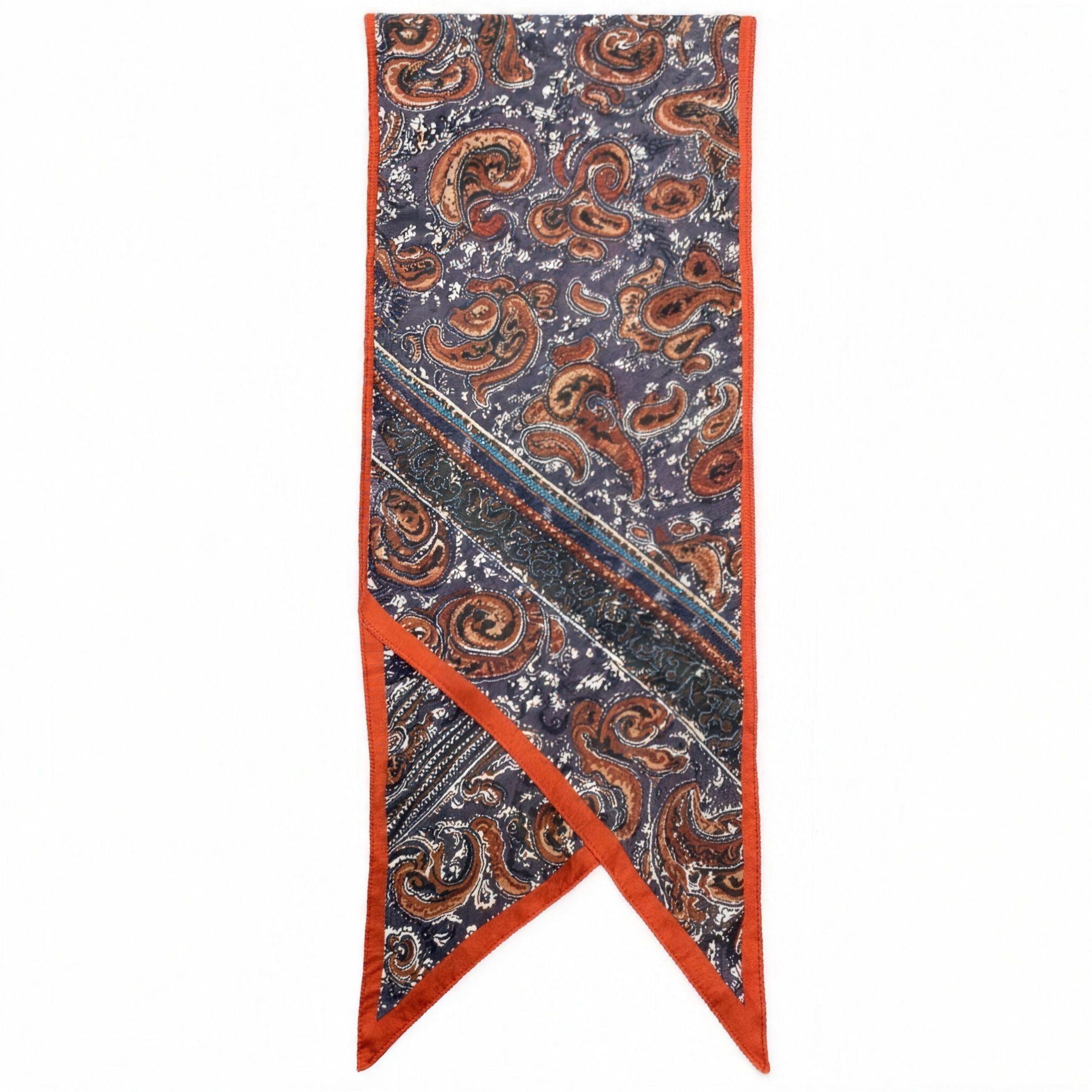 Paisley-Print Skinny Scarf χονδρική - εικόνα 1
