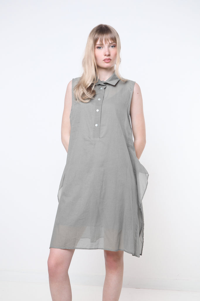 linen dress with fringe Linen Fringe Detail Dress