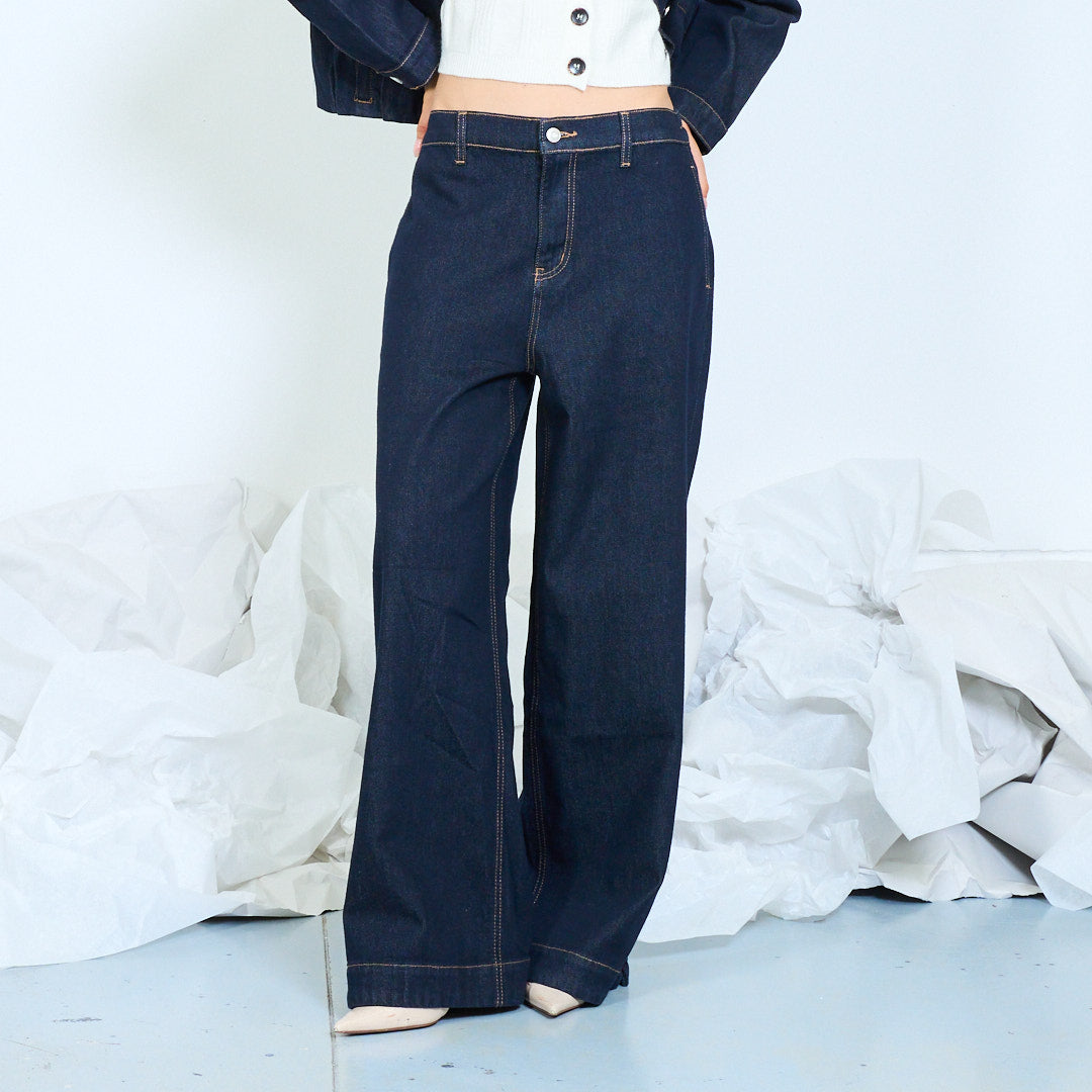 Jeans med brede ben