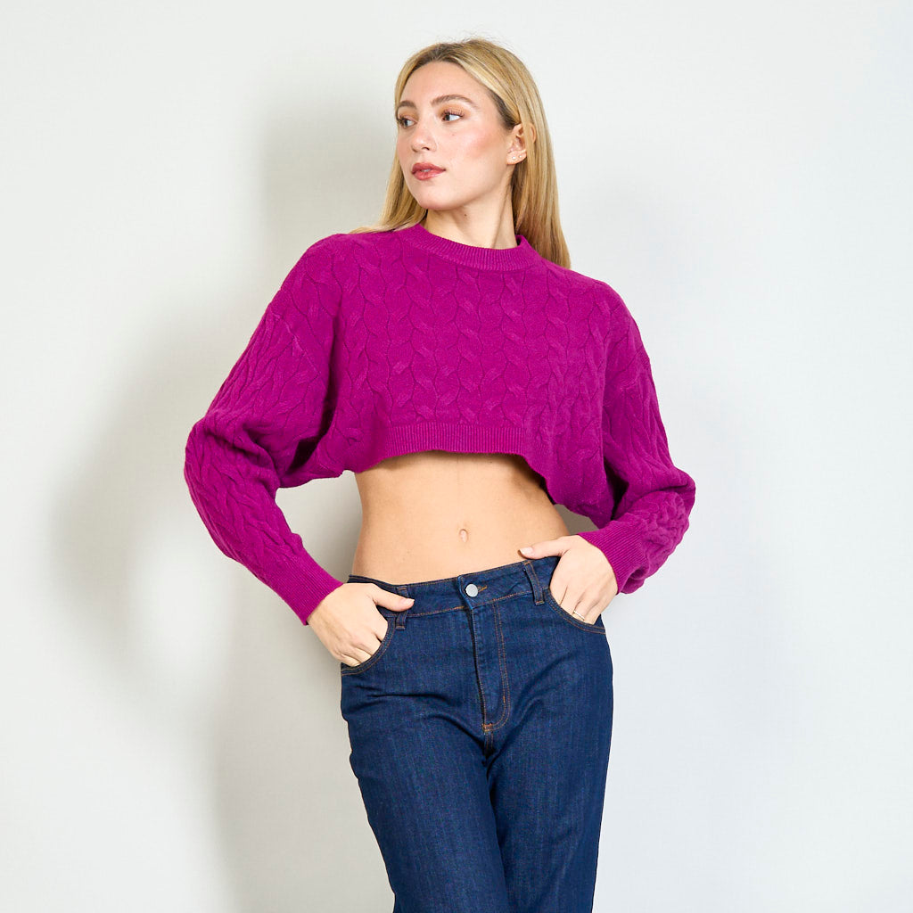 Crop top sale sweater wholesale