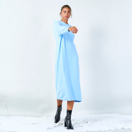 Relaxed fit midi sweater dress wholesale LEIVIP Relaxed fit midi sweater dress wholesale LEIVIP