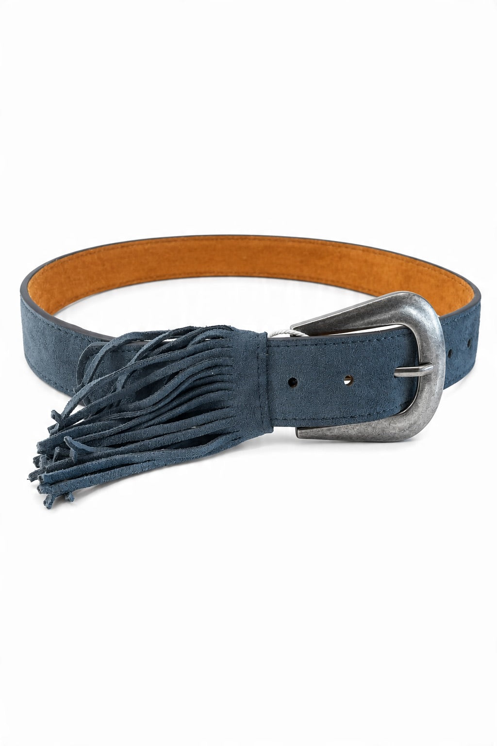 Fringed Mixed-Leather Belt wholesale - image 1