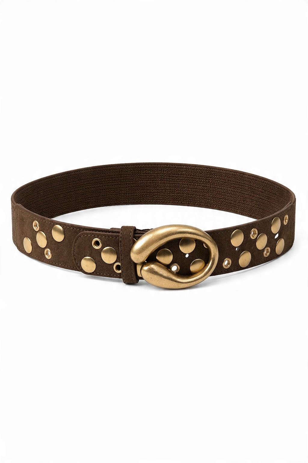 Studded Medallion Elastic Waist Belt wholesale - image 1