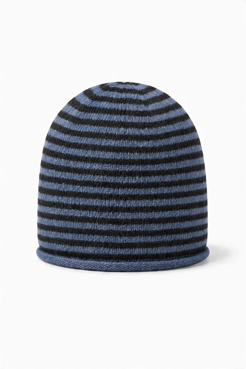Dryžuotos vilnos mišinio beanie didmeninė prekyba – 1 vaizdas