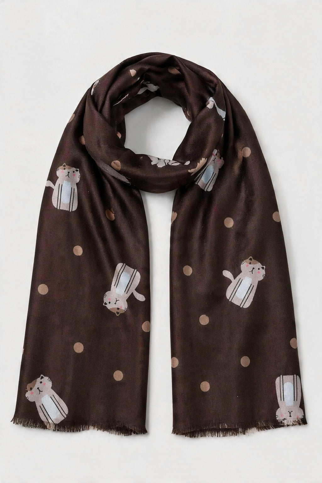 Graphic Animal-Print Scarf - image 1