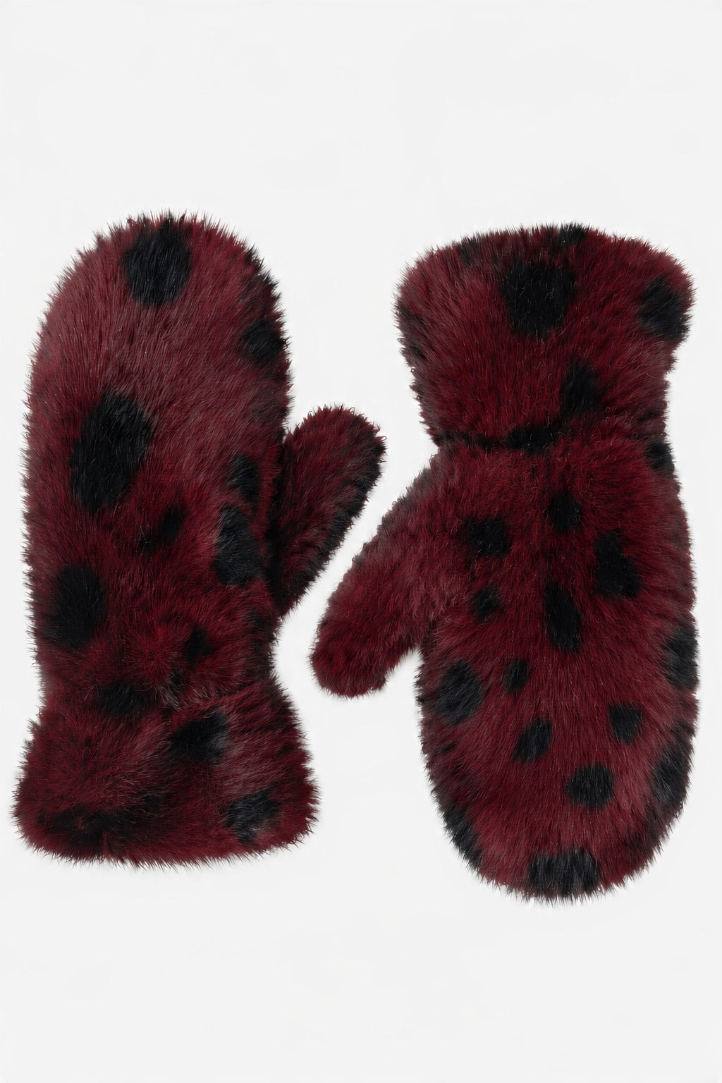 Leopard-Spot faux-fur vanter engros - billede 1