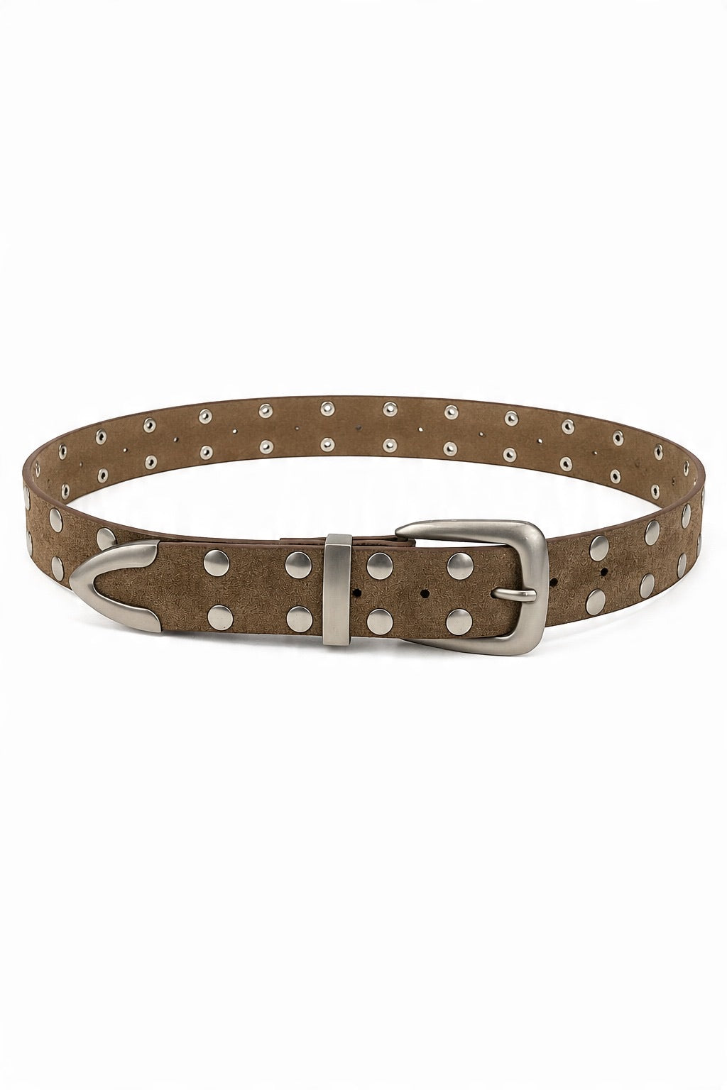 Double-Row Studded Faux-Leather Belt wholesale - image 1
