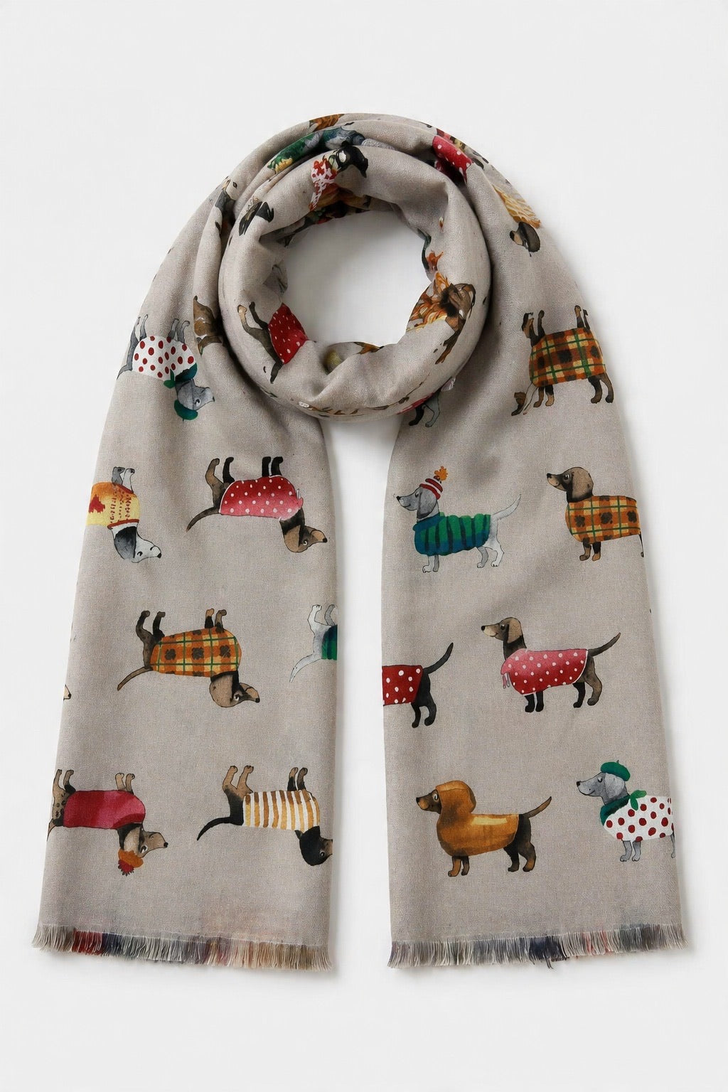 Dog-Print Scarf - image 1