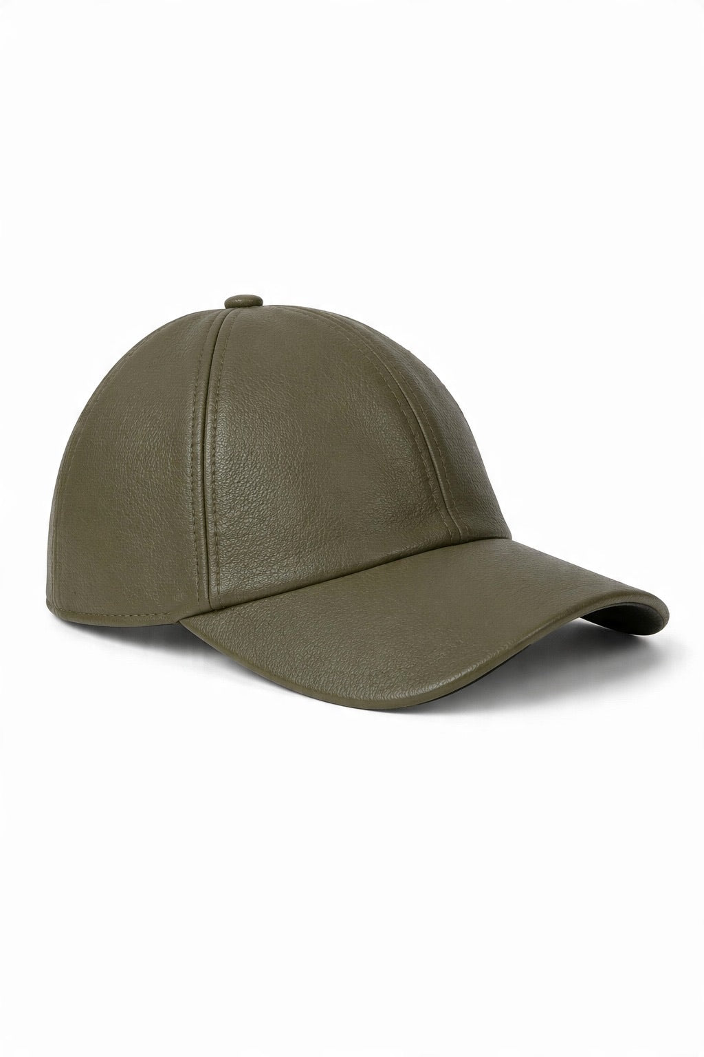 Casquette de baseball en similicuir en gros - image 1
