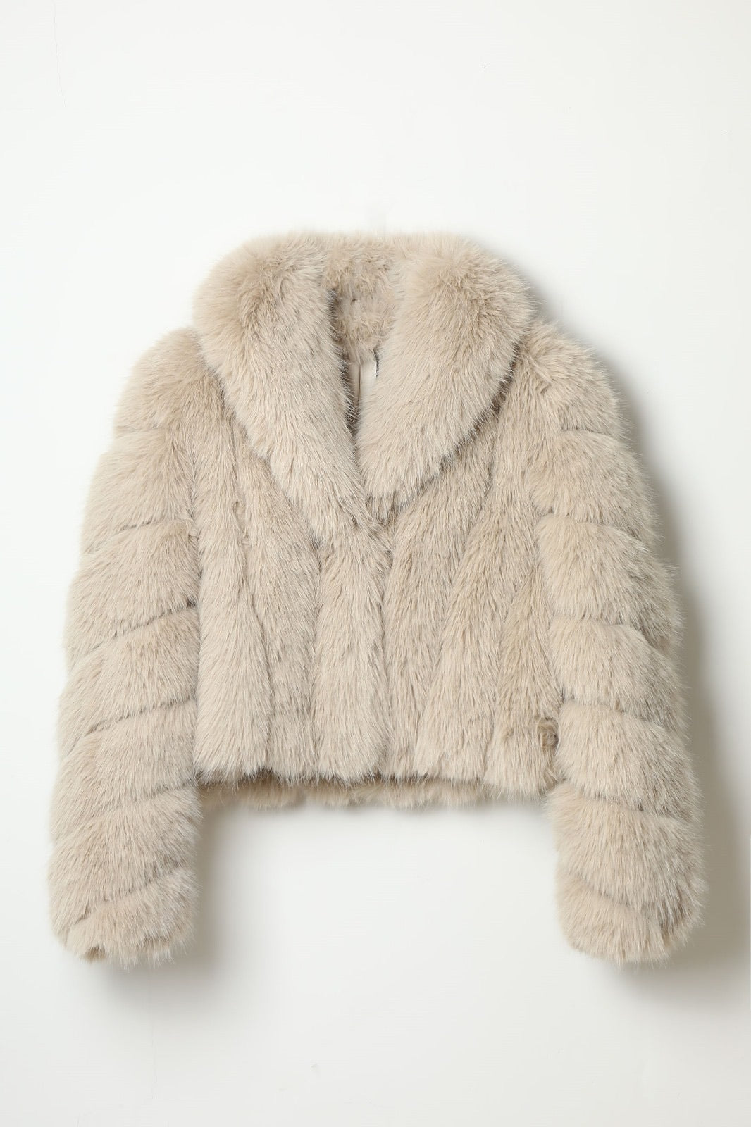 Cropped Mink-Effect Faux-Fur Jacket wholesale - image 1