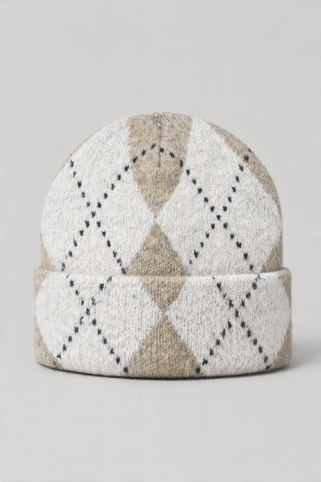 Argyle Wool-Blend Beanie didmeninė prekyba – 1 vaizdas