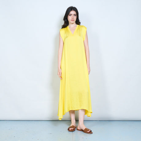 maxi dress supplier Sleeveless fluid maxi dress wholesale – LEIVIP