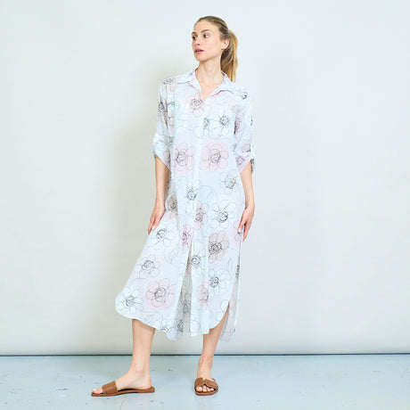 oversized shirt dress wholesale 1431GD