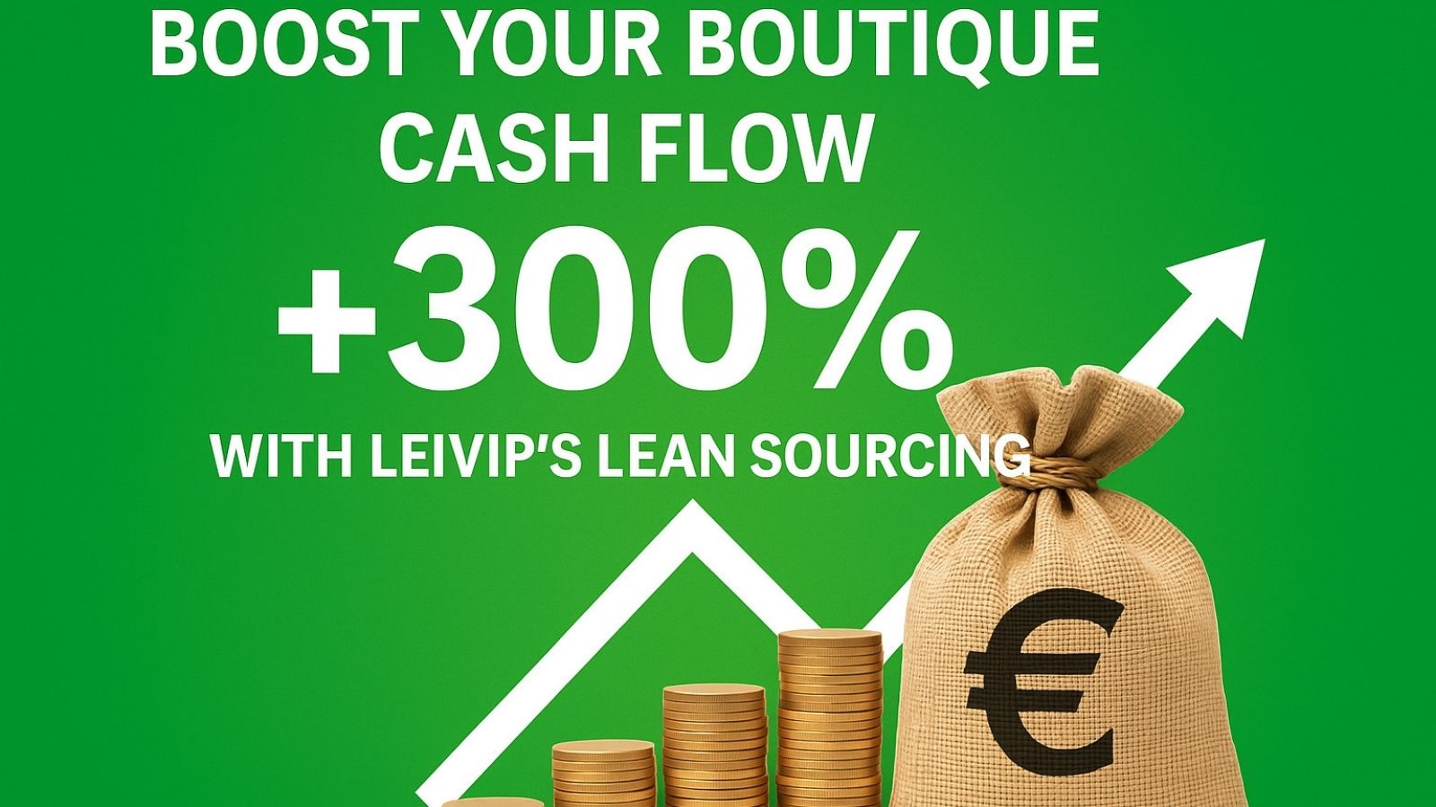 Leivip Lean Sourcing boosts boutique cash flow by 300%.